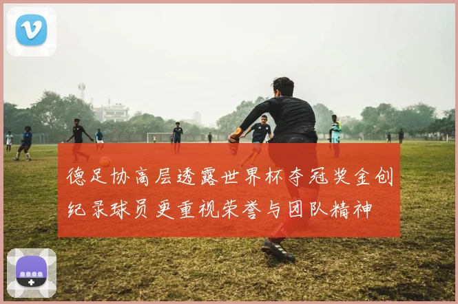 德足协高层透露世界杯夺冠奖金创纪录球员更重视荣誉与团队精神